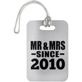 14th Anniversary Mr & Mrs Since 2010 - Luggage Bag Tag