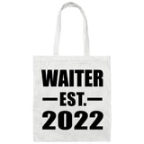 Waiter Established EST. 2022 - Tote Bag White