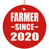 Farmer Since 2020 - Circle Ornament