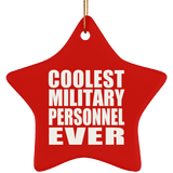Coolest Military Personnel Ever - Star Ornament