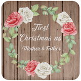 First Christmas As Mother & Father - Drink Coaster B