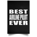 Best Airline Pilot Ever - Poster Portrait