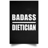 Badass Dietician - Poster Portrait