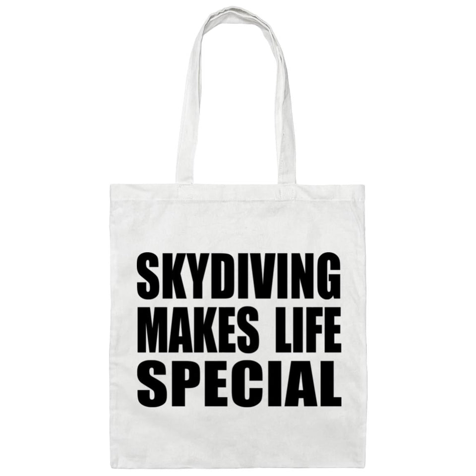 Skydiving Makes Life Special - Tote Bag White