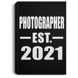 Photographer Established EST. 2021 - Canvas Portrait