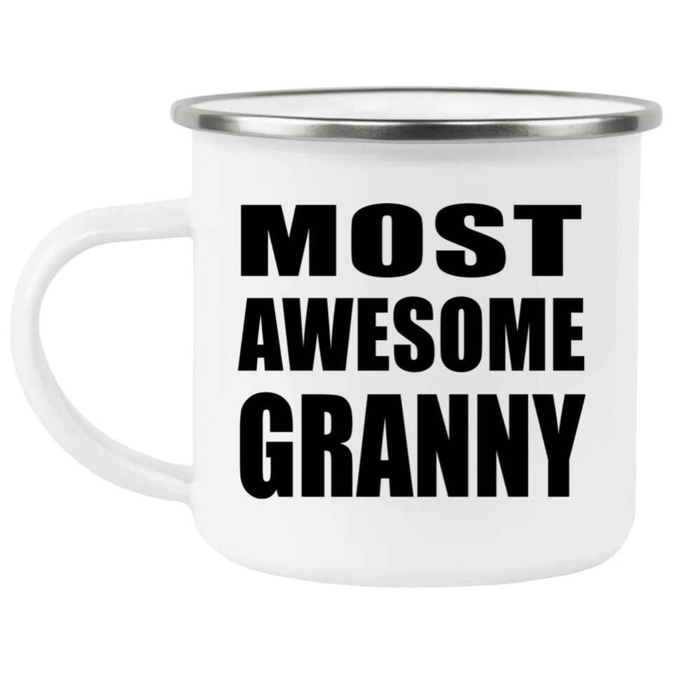 Most Awesome Granny - 12oz Camping Mug