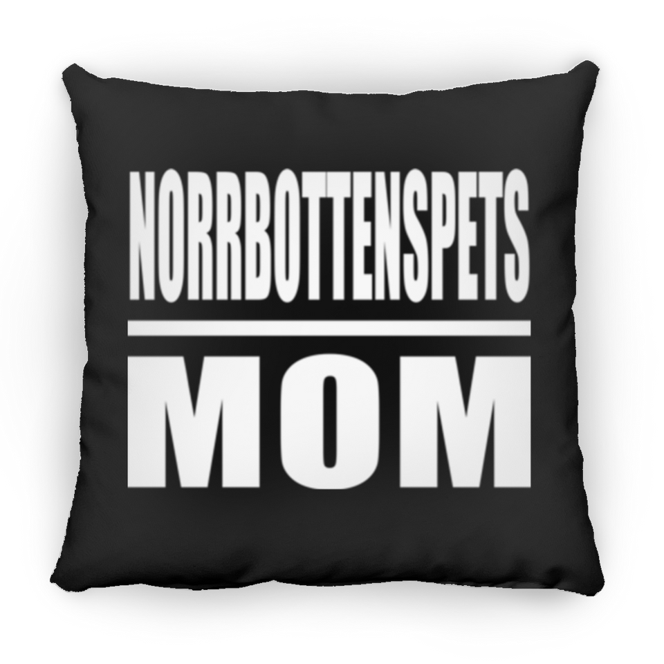 Norrbottenspets Mom - Throw Pillow Black