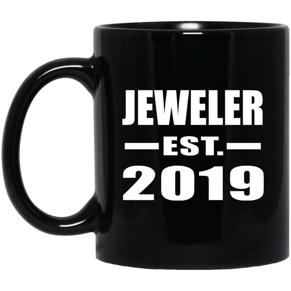 Jeweler Established EST. 2019 - 11oz Coffee Mug Black