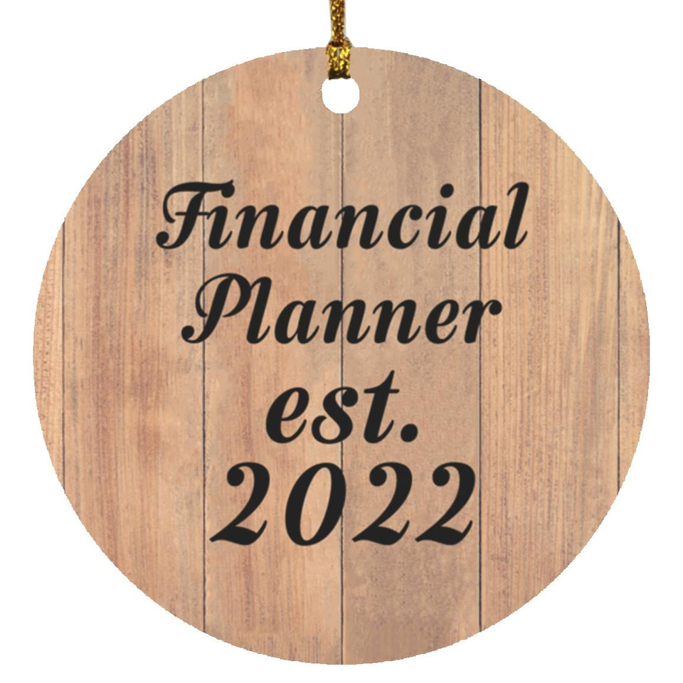 Financial Planner Established Est. 2022 - Circle Ornament C