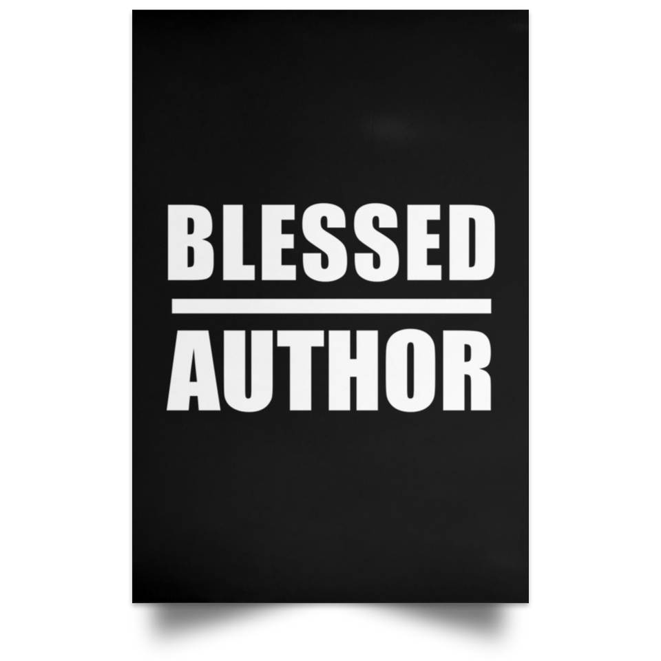 Blessed Author - Poster Portrait