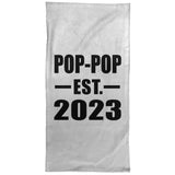 Pop-Pop Established EST. 2023 - Hand Towel