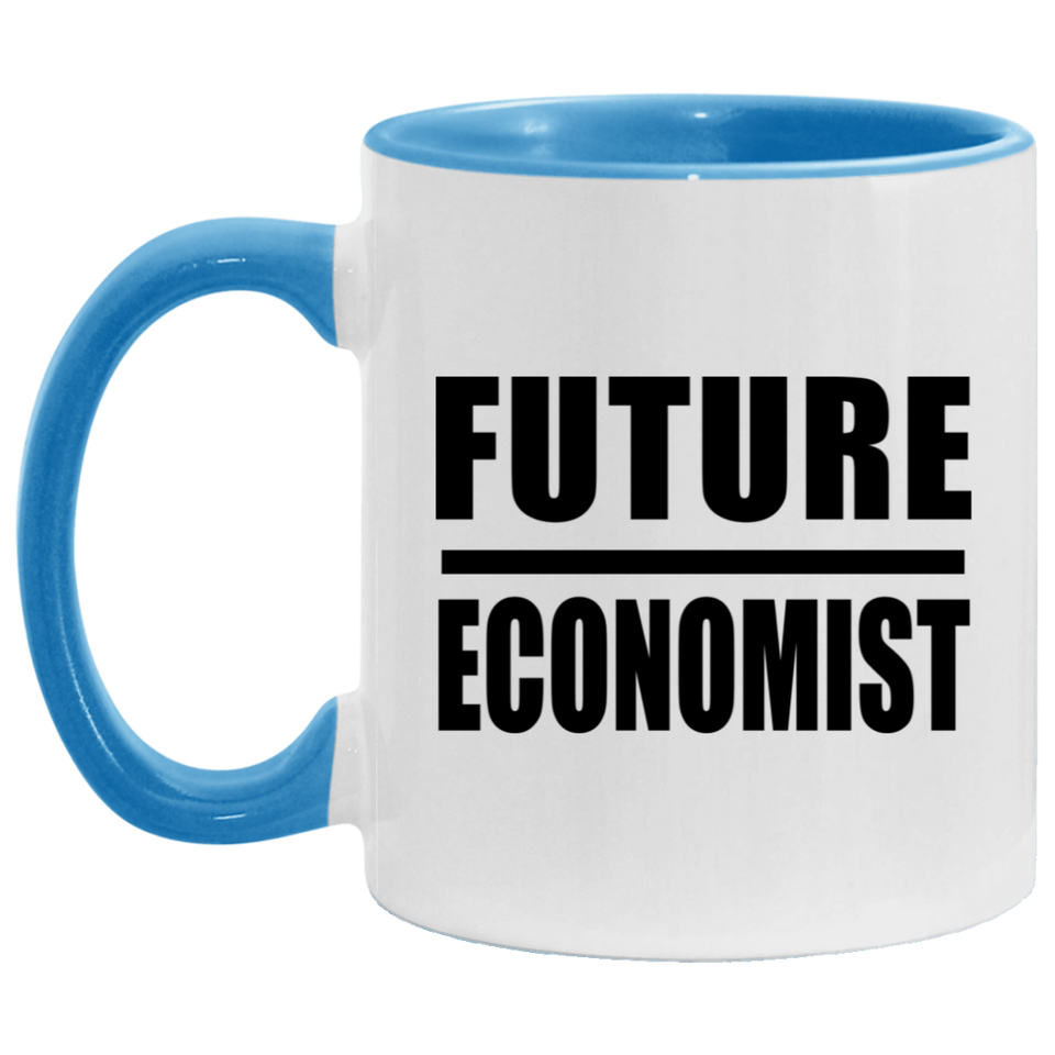 Future Economist - 11oz Accent Mug Blue