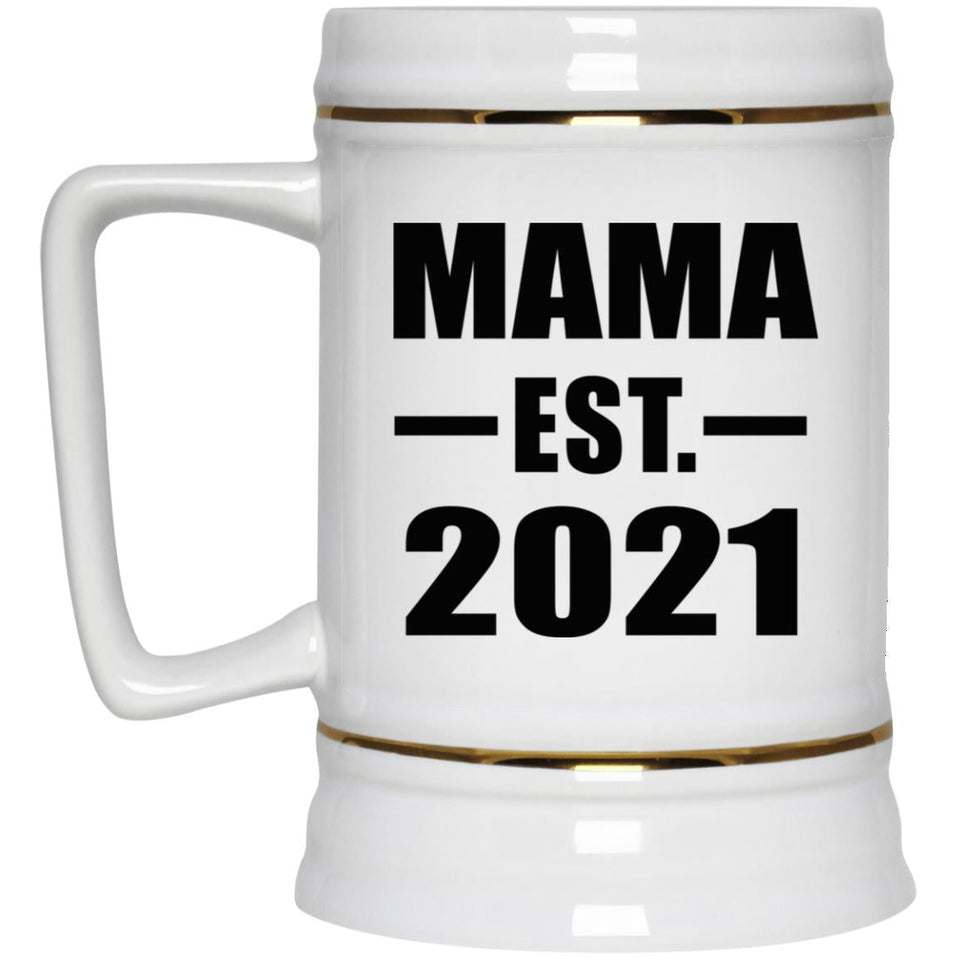 Mama Established EST. 2021 - Beer Stein