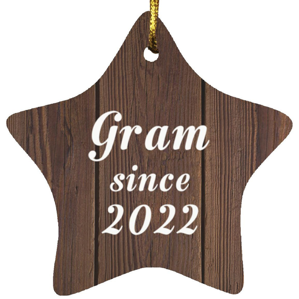 Gram Since 2022 - Star Ornament D