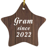 Gram Since 2022 - Star Ornament D
