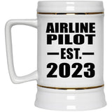 Airline Pilot Established EST. 2023 - Beer Stein