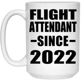 Flight Attendant Since 2022 - 15oz Coffee Mug