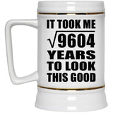 98th Birthday Took Square Root of 9604 Years To Look Good - Beer Stein