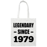 45th Birthday Legendary Since 1979 - Tote Bag White