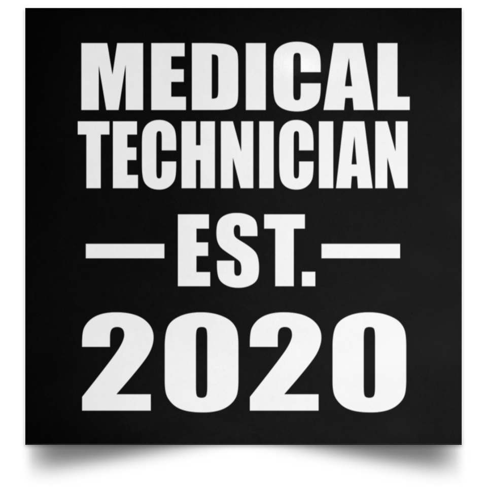 Medical Technician Established EST. 2020 - Poster Square