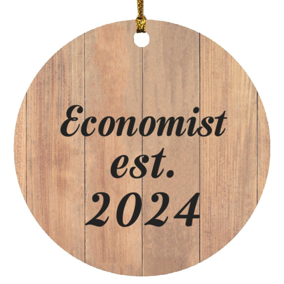 Economist Established Est. 2024 - Circle Ornament C
