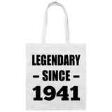 83rd Birthday Legendary Since 1941 - Tote Bag White