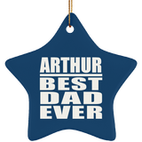 Arthur Best Dad Ever - Star Ornament
