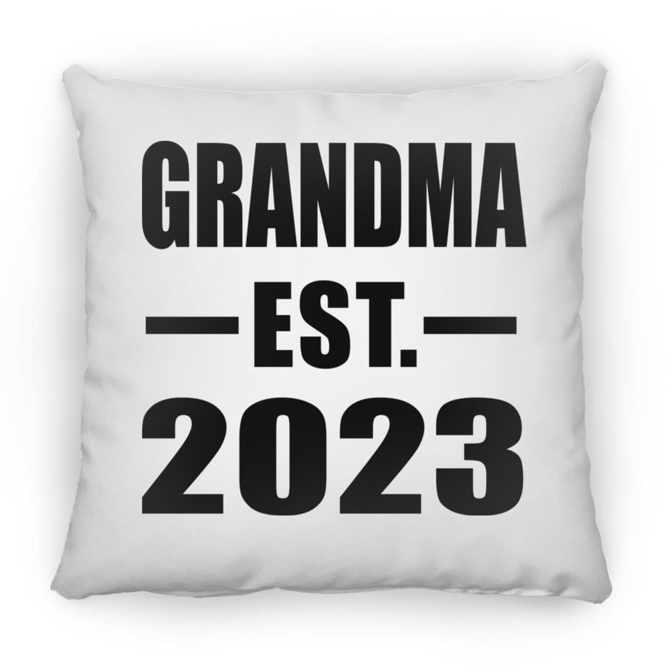 Grandma Established EST. 2023 - Throw Pillow