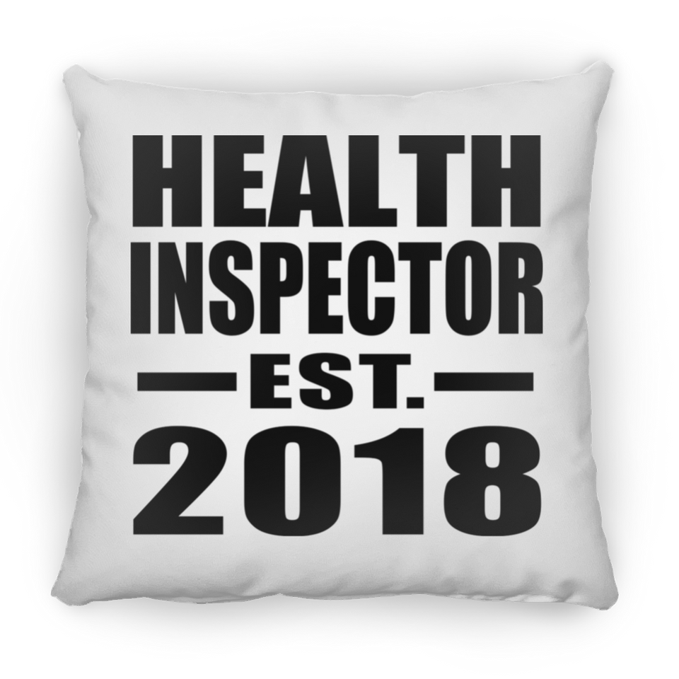 Health Inspector Established EST. 2018 - Throw Pillow