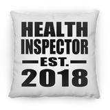 Health Inspector Established EST. 2018 - Throw Pillow