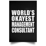 World's Okayest Management Consultant - Poster Portrait