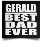 Gerald Best Dad Ever - Poster Square