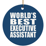 World's Best Executive Assistant - Circle Ornament