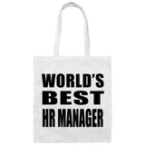 World's Best Hr Manager - Tote Bag White