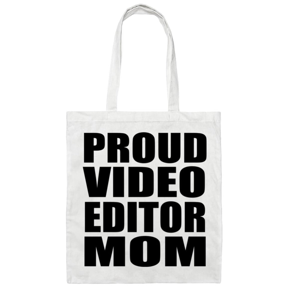 Proud Video Editor Mom - Tote Bag White