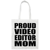 Proud Video Editor Mom - Tote Bag White