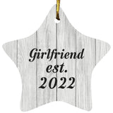 Girlfriend Established Est. 2022 - Star Ornament F