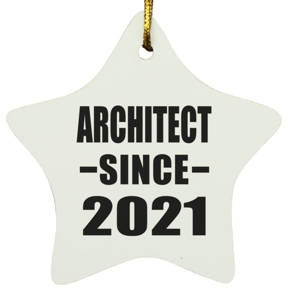 Architect Since 2021 - Star Ornament