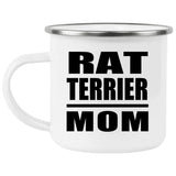 Rat Terrier Mom - 12oz Camping Mug