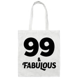 99th Birthday 99 & Fabulous - Tote Bag White