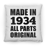 90th Birthday Made in 1934 All Parts Original - Throw Pillow