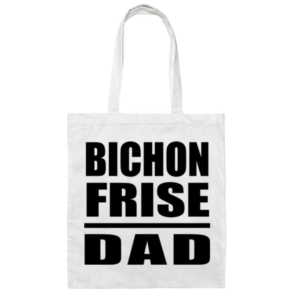 Bichon Frise Dad - Tote Bag White
