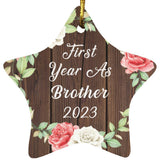 First Year As Brother 2023 - Star Ornament A