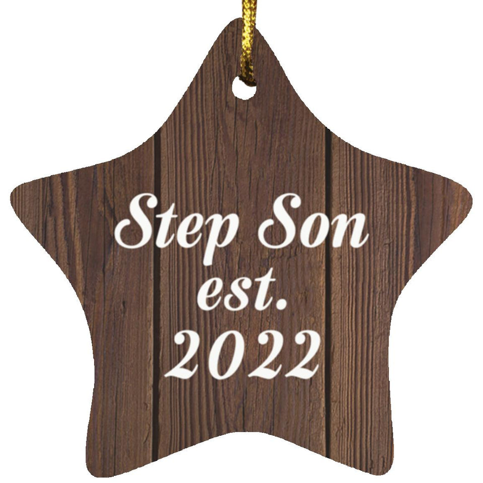 Step Son Established Est. 2022 - Star Ornament D