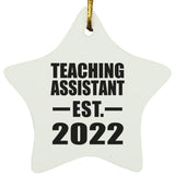 Teaching Assistant Established EST. 2022 - Star Ornament