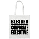 Blessed Corporate Executive - Tote Bag White