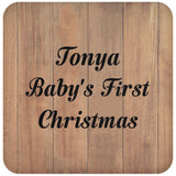 Tonya Baby's First Christmas - Drink Coaster C