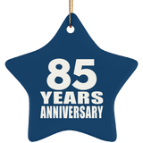 85th Anniversary 85 Years - Star Ornament