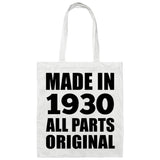 94th Birthday Made in 1930 All Parts Original - Tote Bag White