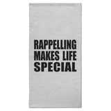 Rappelling Makes Life Special - Hand Towel